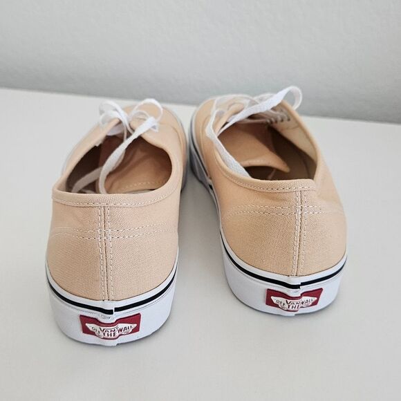 NWT Vans | Color Theory Honey Peach Authentic Low Top Lace Up Shoes Womens 9.5 - Picture 6 of 9